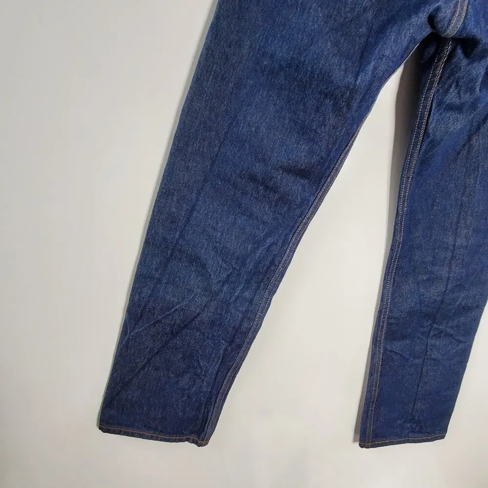 Levi's Strauss Dark wash 501 Button-fly straight leg jeans 31x32
